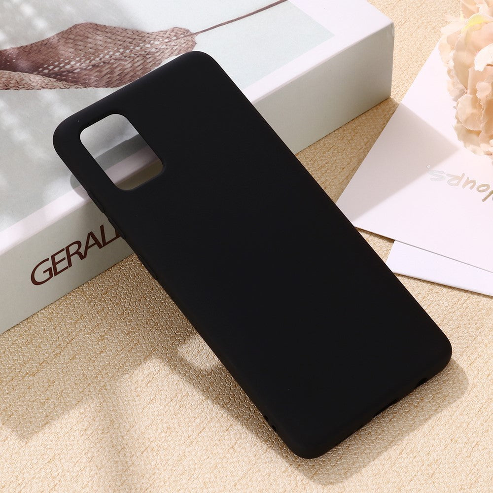 Husa protectie compatibila cu Samsung A71 Liquid Silicone Case Rosu-9