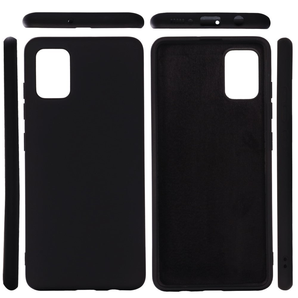 Husa protectie compatibila cu Samsung A71 Liquid Silicone Case Rosu-10