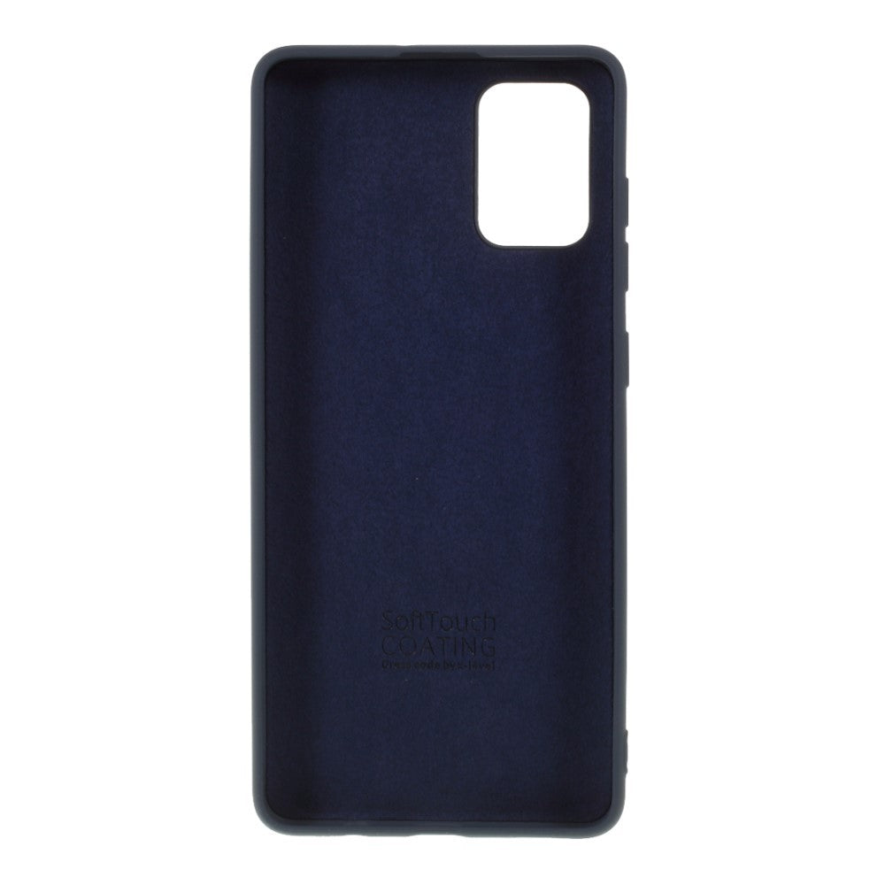Husa protectie compatibila cu Samsung A71 Liquid Silicone Case Rosu-13