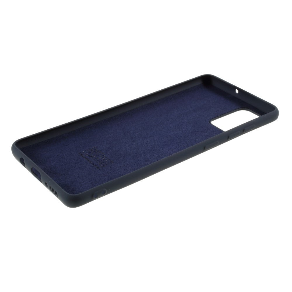 Husa protectie compatibila cu Samsung A71 Liquid Silicone Case Rosu-15