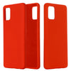 Husa protectie compatibila cu Samsung A71 Liquid Silicone Case Rosu-0