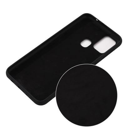 Husa protectie compatibila cu Samsung Galaxy A21S Liquid Silicone Case Negru-3