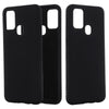 Husa protectie compatibila cu Samsung Galaxy A21S Liquid Silicone Case Negru-0