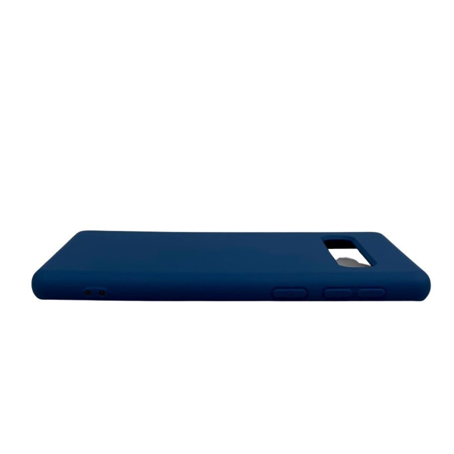 Husa protectie compatibila cu Samsung S10 Liquid Silicone Case Albastru inchis-7