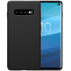 Husa protectie compatibila cu Samsung S10 Liquid Silicone Case Negru-0