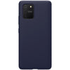Husa protectie compatibila cu Samsung S10 Lite Liquid Silicone Case Albastru inchis-0