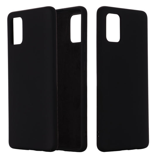 Husa protectie compatibila cu Samsung S10 Lite Liquid Silicone Case Negru-1