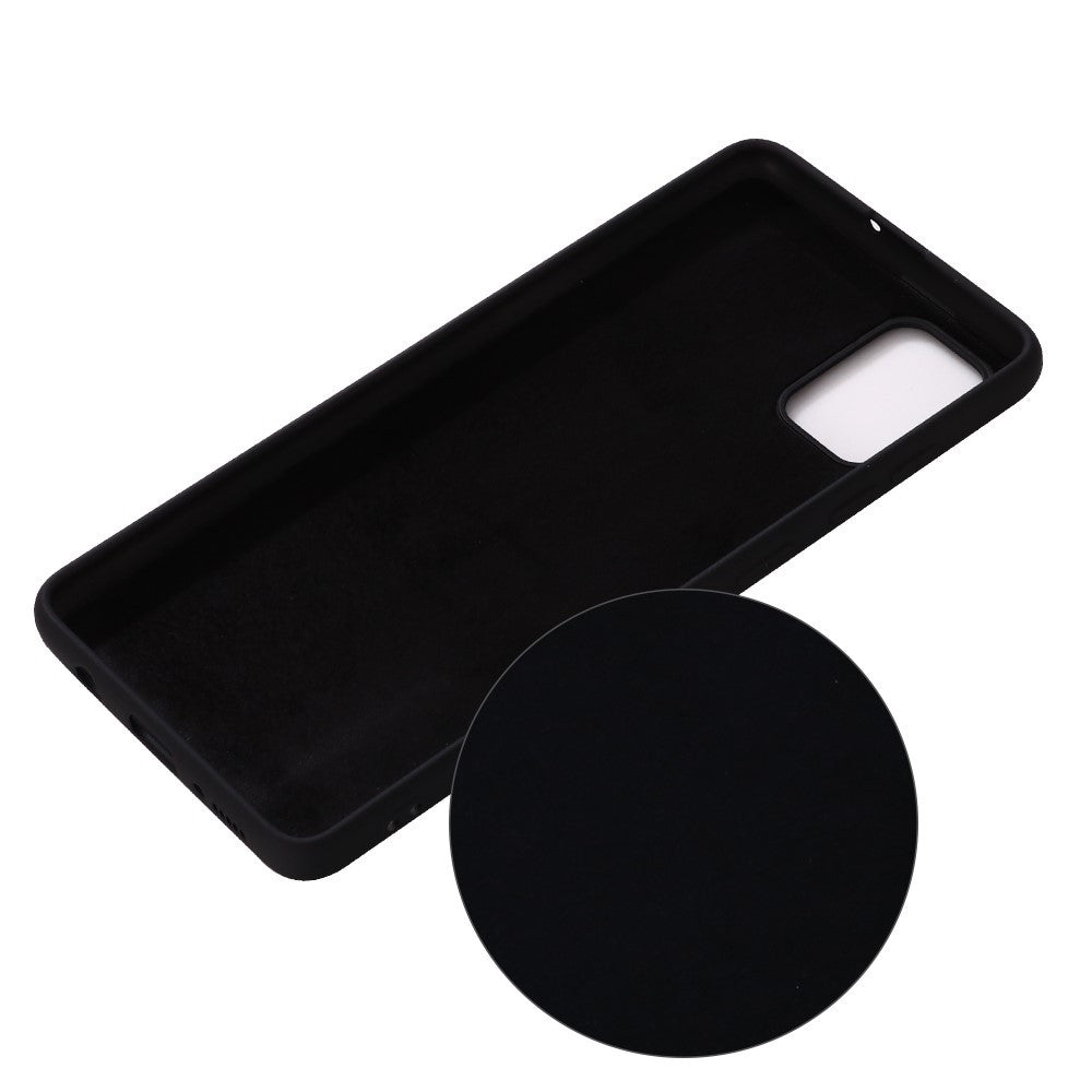 Husa protectie compatibila cu Samsung S10 Lite Liquid Silicone Case Negru-2
