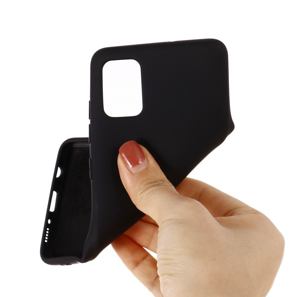 Husa protectie compatibila cu Samsung S10 Lite Liquid Silicone Case Negru-3