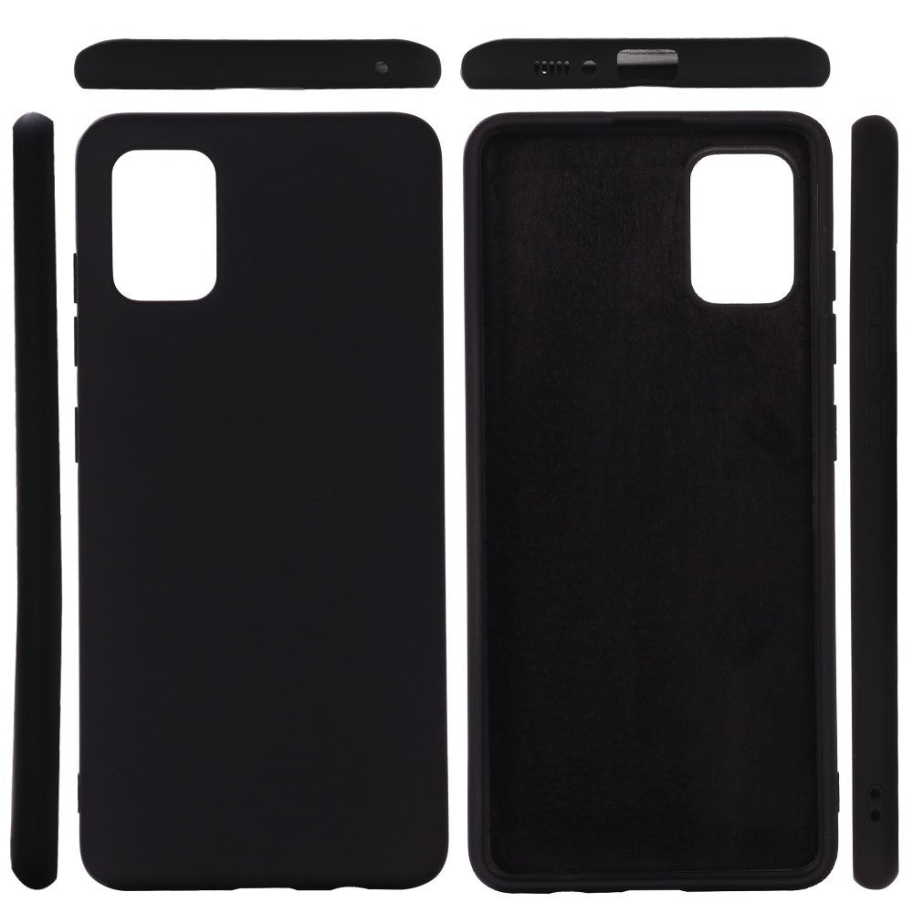Husa protectie compatibila cu Samsung S10 Lite Liquid Silicone Case Negru-5