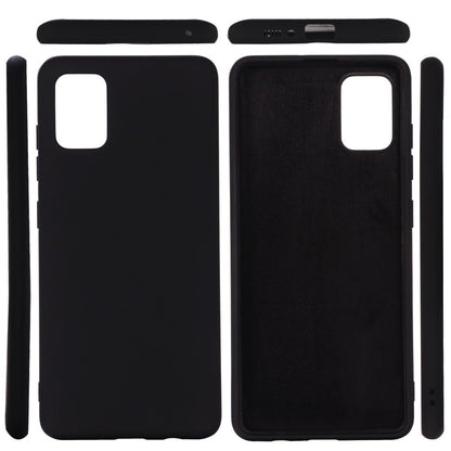 Husa protectie compatibila cu Samsung S10 Lite Liquid Silicone Case Negru-5