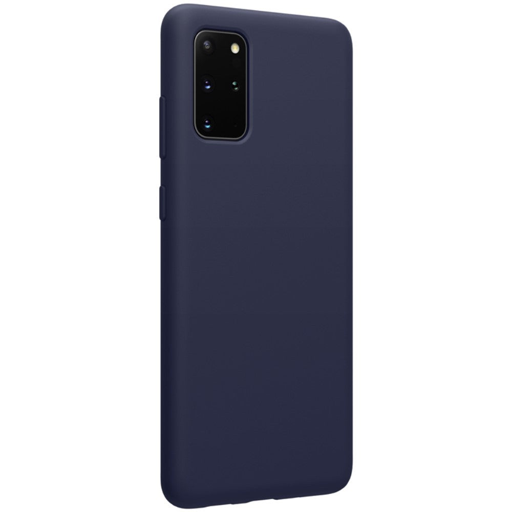 Husa protectie compatibila cu Samsung S20 Liquid Silicone Case Albastru inchis-3