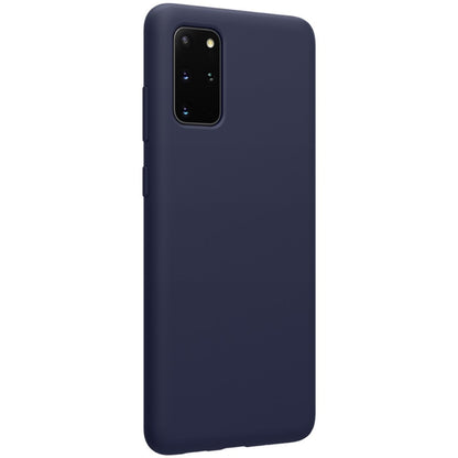 Husa protectie compatibila cu Samsung S20 Liquid Silicone Case Albastru inchis-3