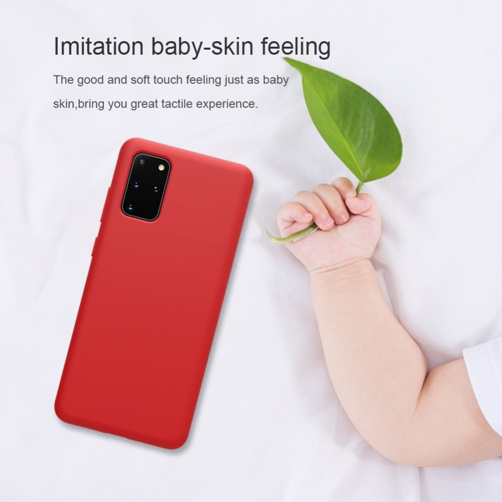 Husa protectie compatibila cu Samsung S20 Liquid Silicone Case Albastru inchis-9