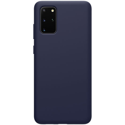 Husa protectie compatibila cu Samsung S20 Liquid Silicone Case Albastru inchis-0
