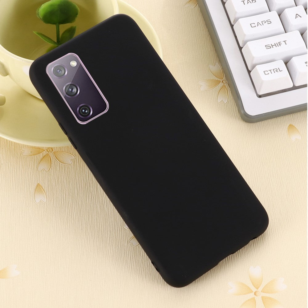 Husa protectie compatibila cu Samsung S20 Liquid Silicone Case Negru-6