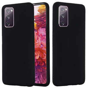 Husa protectie compatibila cu Samsung S20 Liquid Silicone Case Negru-0