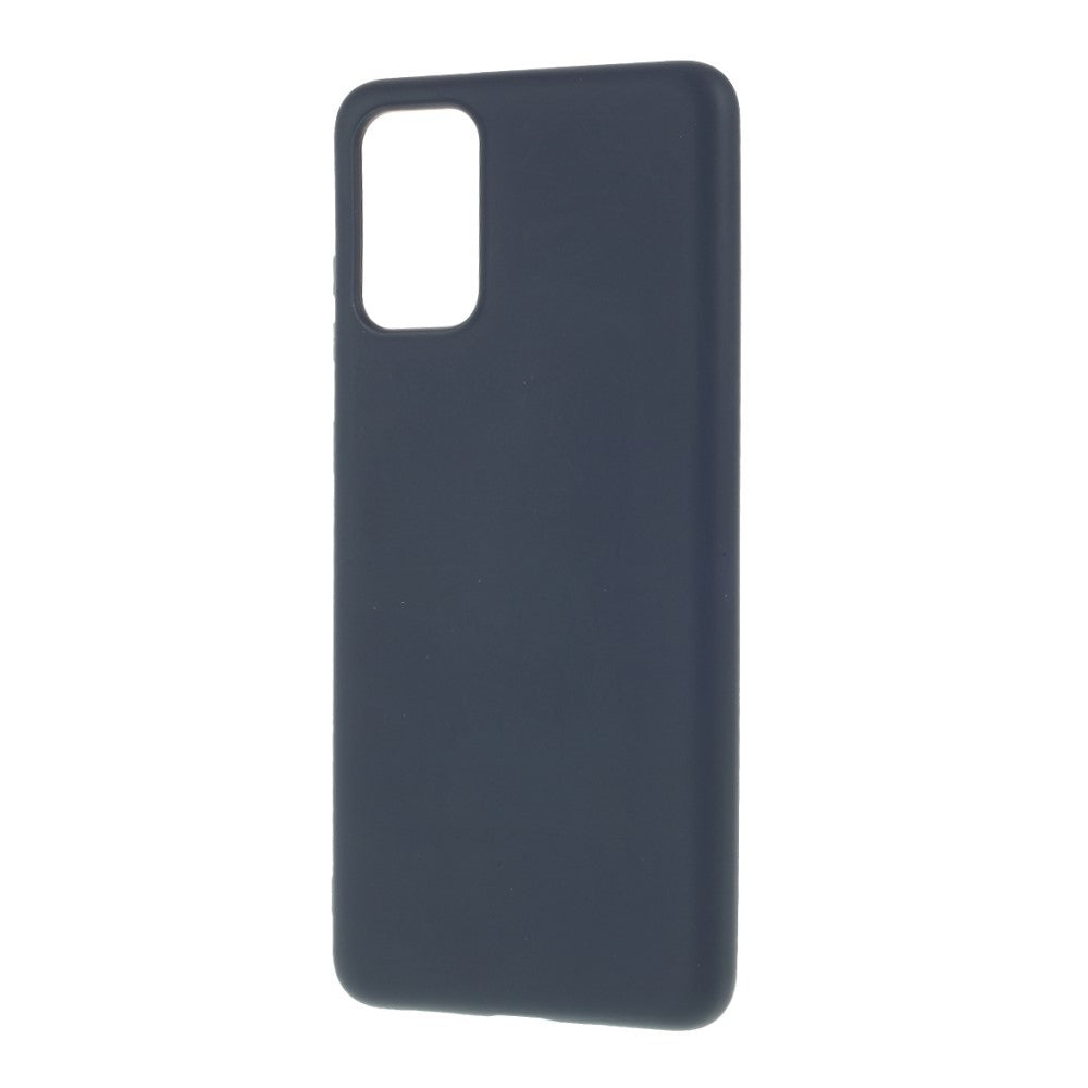 Husa protectie compatibila cu Samsung S20 Plus Liquid Silicone Case Albastru inchis-2