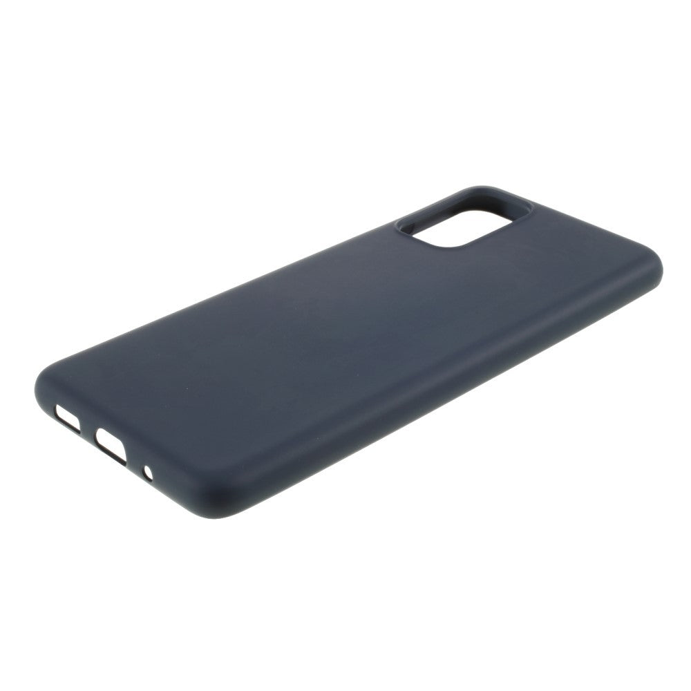 Husa protectie compatibila cu Samsung S20 Plus Liquid Silicone Case Albastru inchis-4