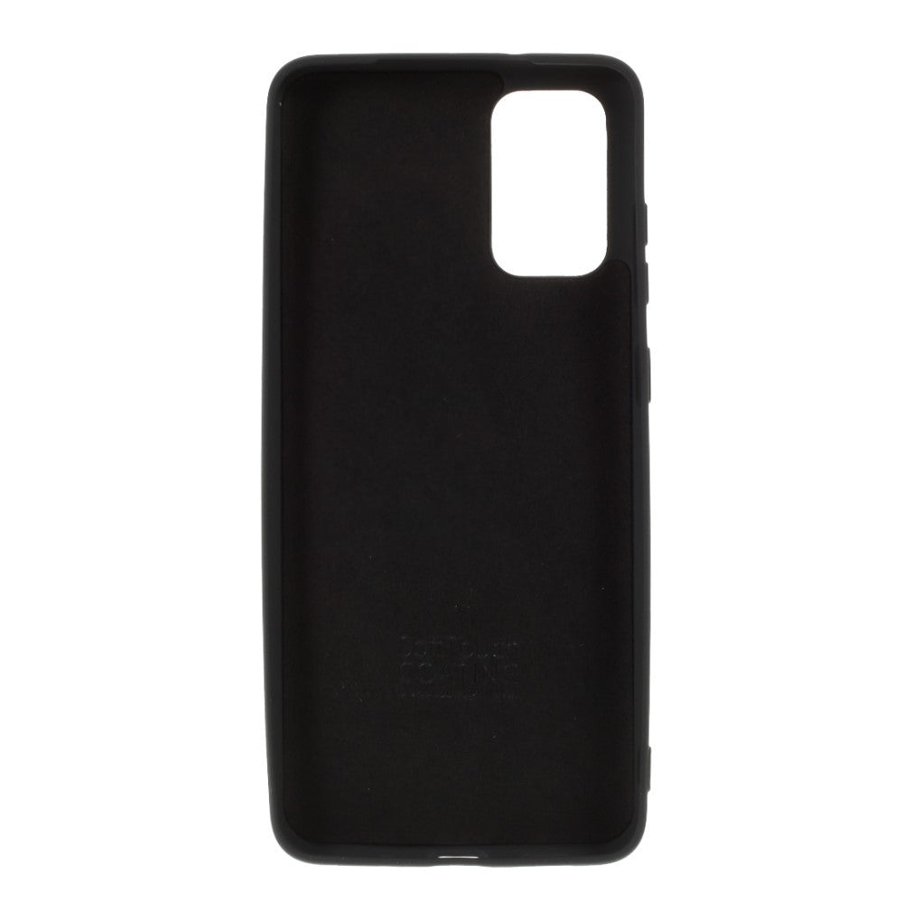 Husa protectie compatibila cu Samsung S20 Plus Liquid Silicone Case Negru-3