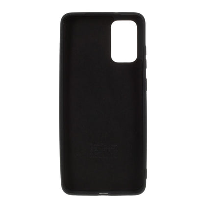 Husa protectie compatibila cu Samsung S20 Plus Liquid Silicone Case Negru-3