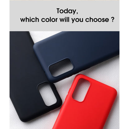 Husa protectie compatibila cu Samsung S20 Plus Liquid Silicone Case Negru-13