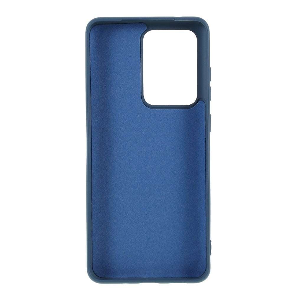 Husa protectie compatibila cu Samsung S20 Ultra Liquid Silicone Case Albastru inchis-3