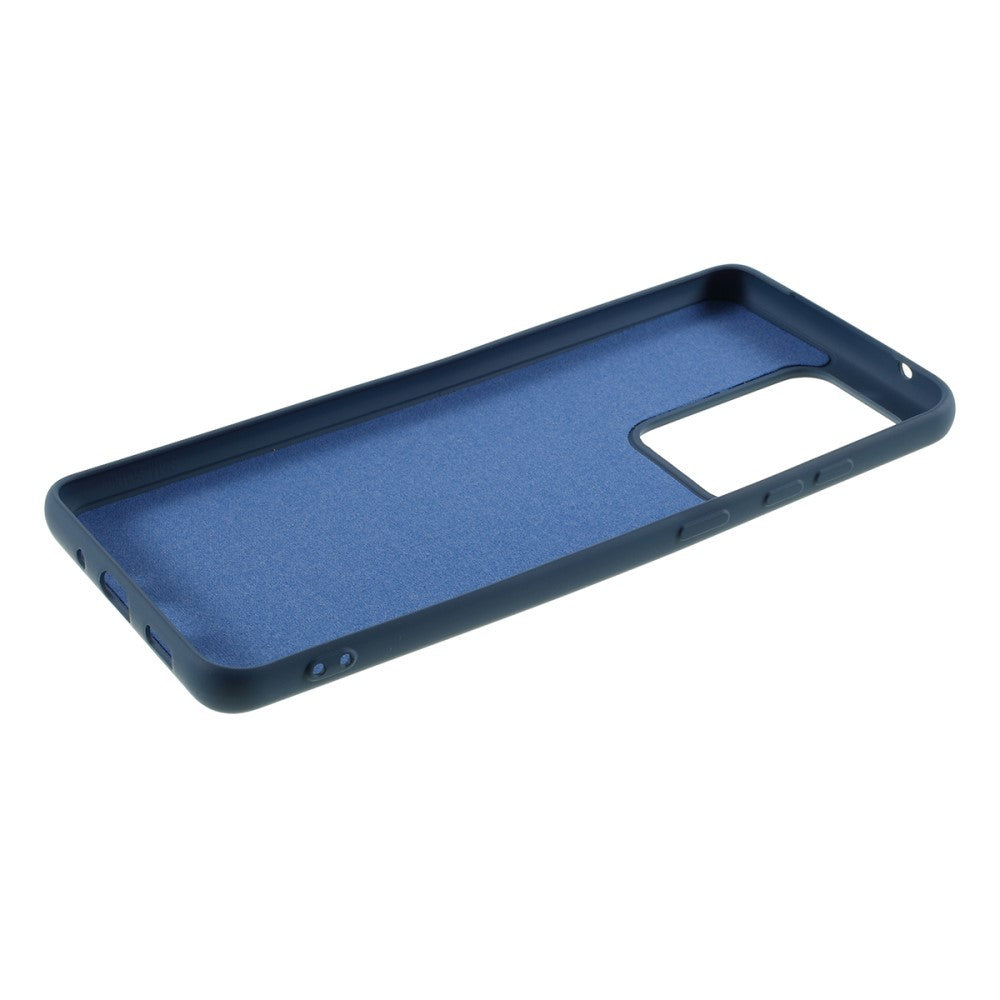 Husa protectie compatibila cu Samsung S20 Ultra Liquid Silicone Case Albastru inchis-5
