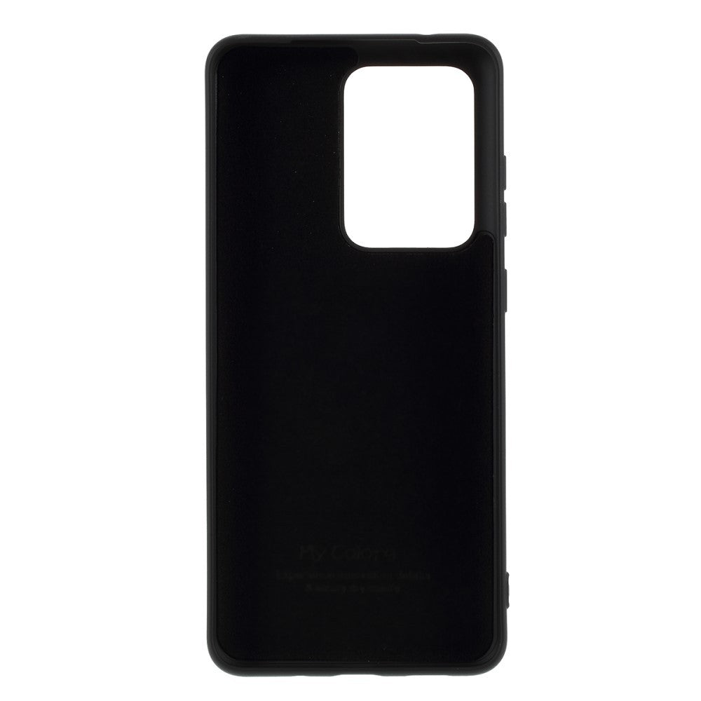 Husa protectie compatibila cu Samsung S20 Ultra Liquid Silicone Case Negru-3