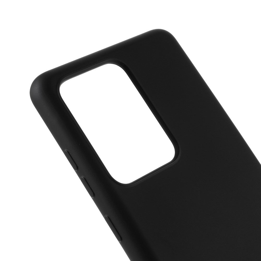 Husa protectie compatibila cu Samsung S20 Ultra Liquid Silicone Case Negru-4