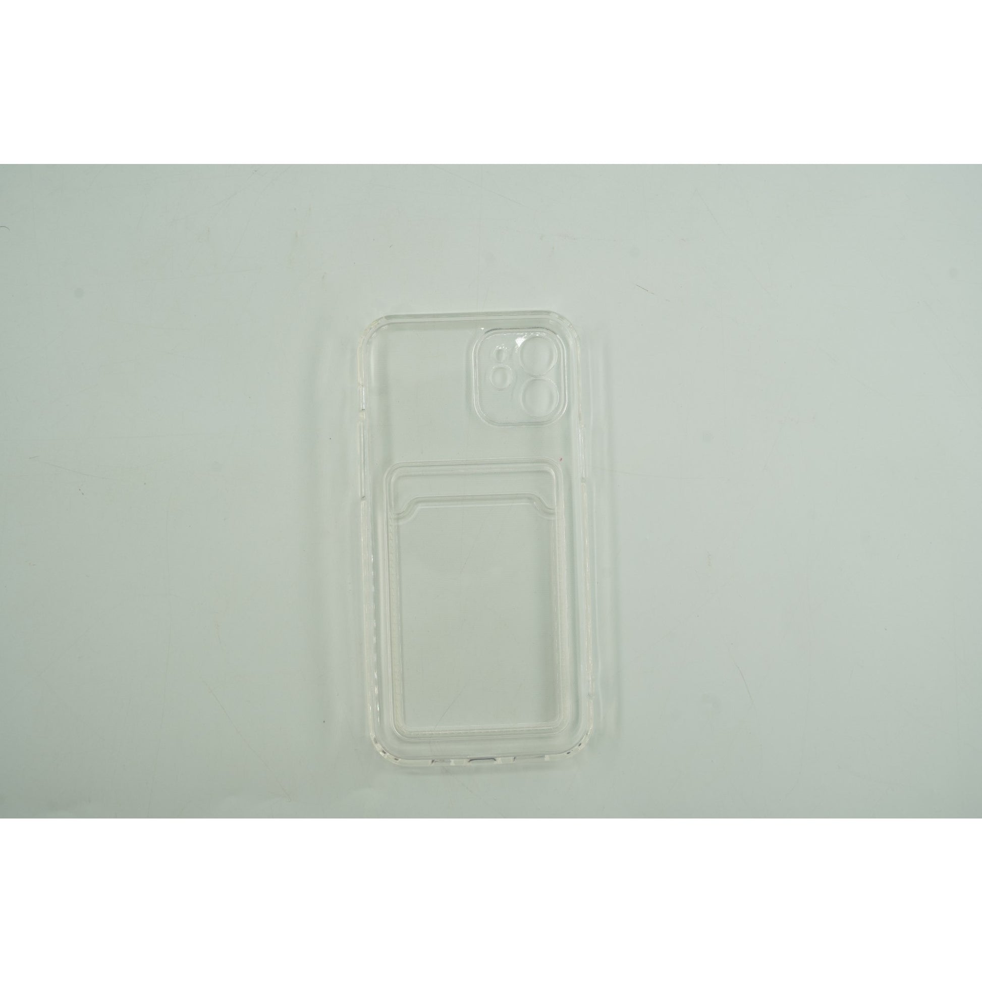 Husa protectie cu suport card compatibila cu Samsung A32 4G Transparent-1