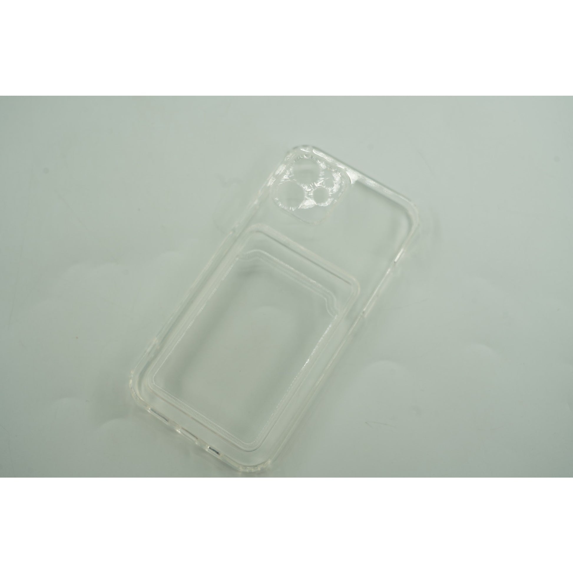 Husa protectie cu suport card compatibila cu Samsung A32 4G Transparent-2