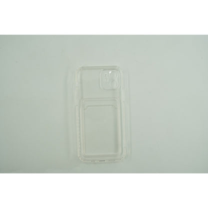 Husa protectie cu suport card compatibila cu Samsung A32 5G Transparent-1