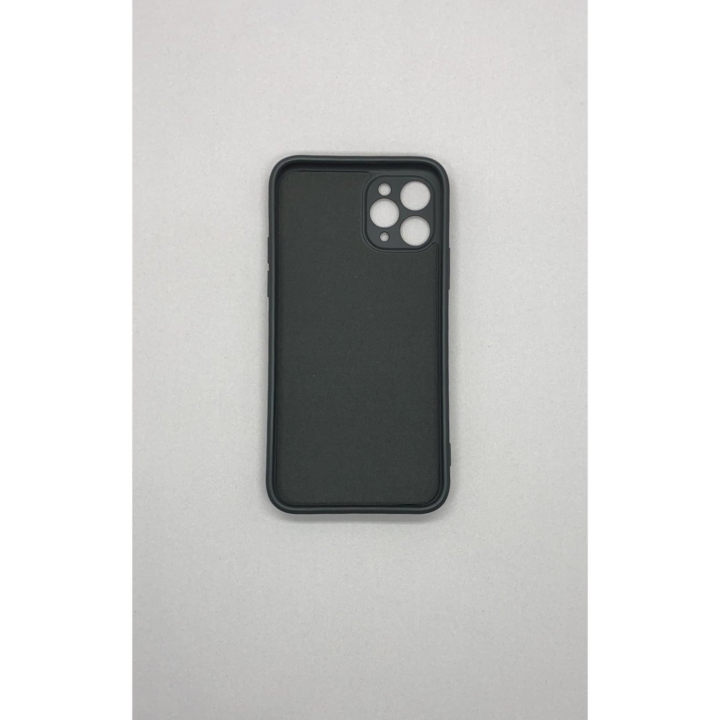Husa protectie Flippy compatibila cu Apple iPhone 11 Pro Liquid Silicone Ring cu suport rotativ Negru-8