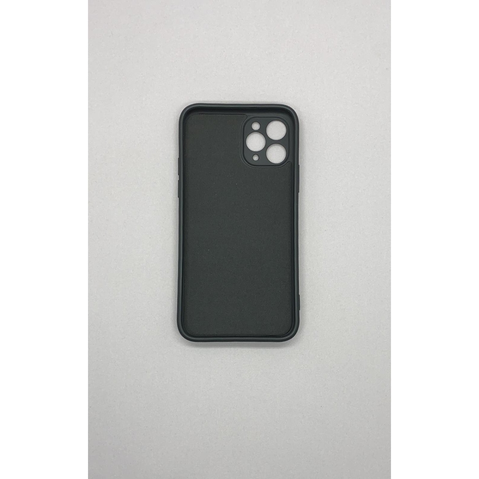Husa protectie Flippy compatibila cu Apple iPhone 11 Pro Liquid Silicone Ring cu suport rotativ Negru-8