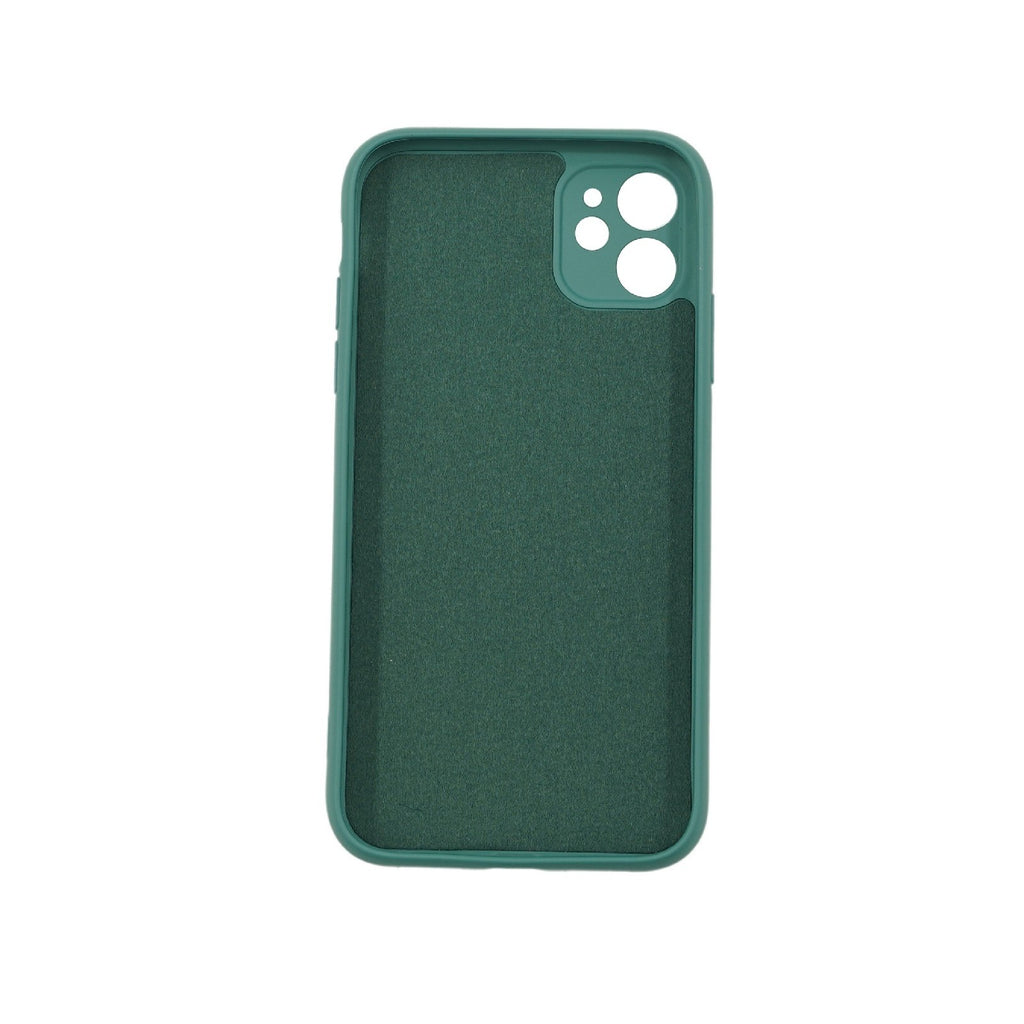 Husa protectie Flippy compatibila cu Apple iPhone 11 Pro Max Liquid Silicone Case Verde-1