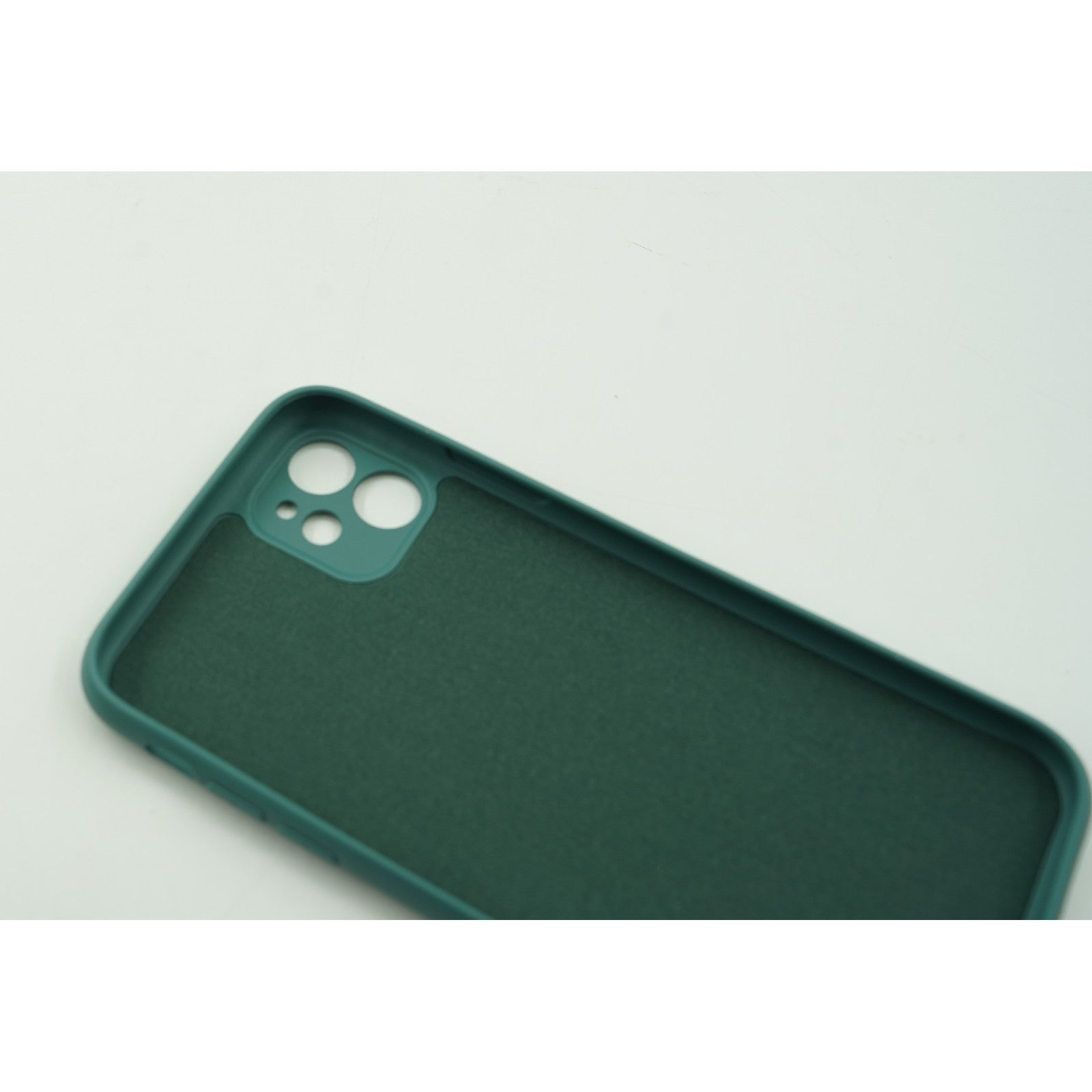 Husa protectie Flippy compatibila cu Apple iPhone 11 Pro Max Liquid Silicone Case Verde-4