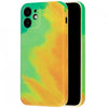 Husa protectie Flippy compatibila cu Apple iPhone 11 Pro Max Tpu Ombre, Verde/Galben/Portocaliu-0