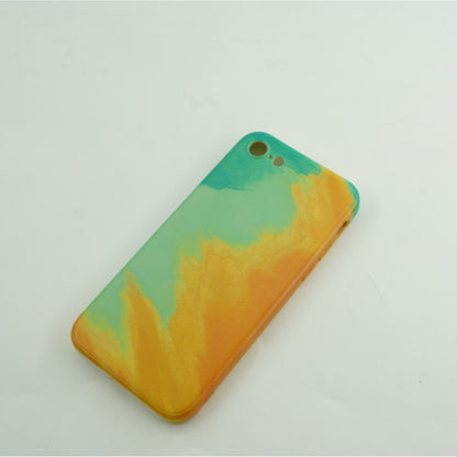 Husa protectie Flippy compatibila cu Apple iPhone 11 Tpu Ombre, Verde/Galben-2