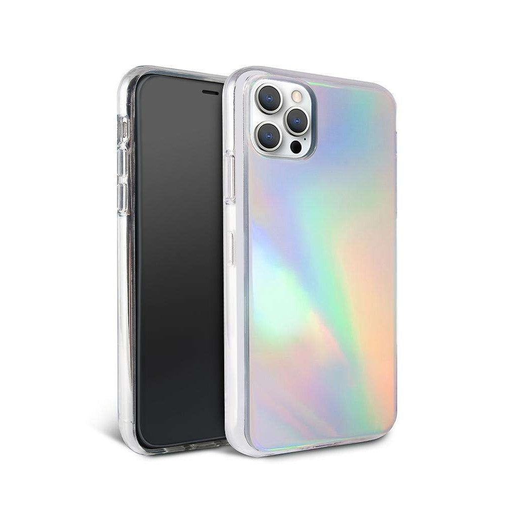 Husa protectie Flippy compatibila cu Apple iPhone 12/12 Pro Laser Gradient Case Cameleon-0