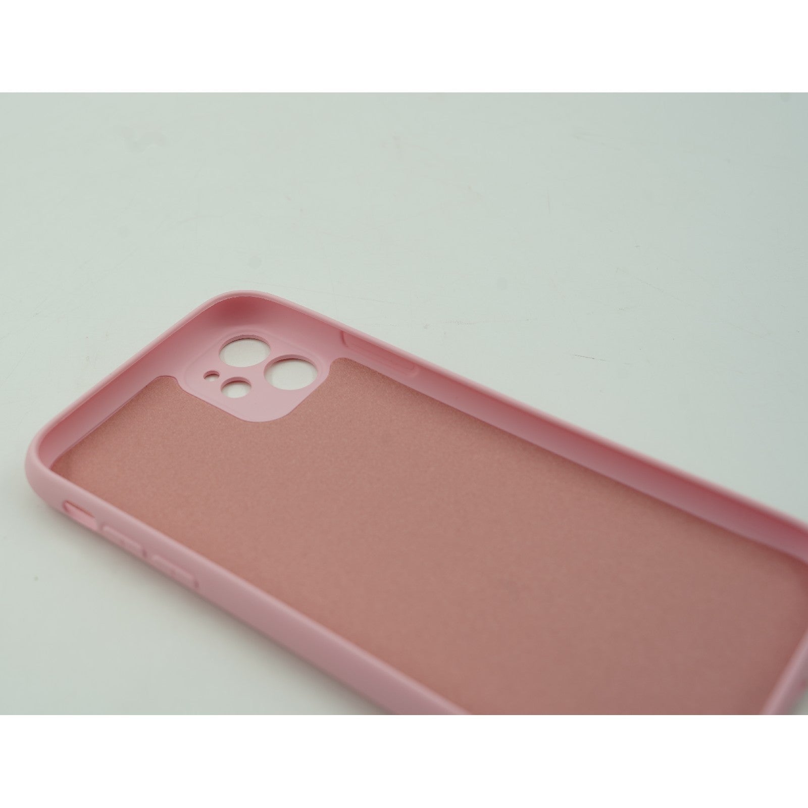 Husa protectie Flippy compatibila cu Apple iPhone 12 Liquid Silicone Case Roz-4