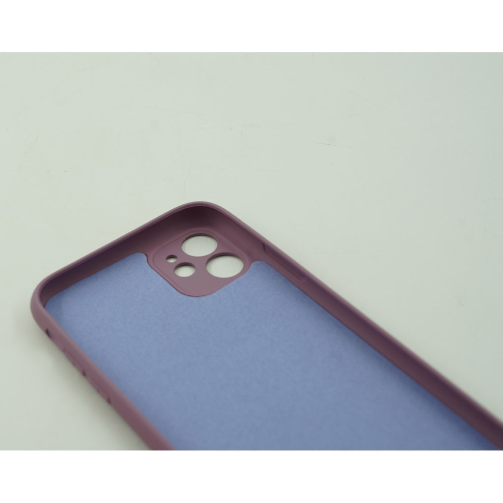 Husa protectie,Flippy, compatibila cu Apple iPhone 12 Liquid Silicone Mov-4