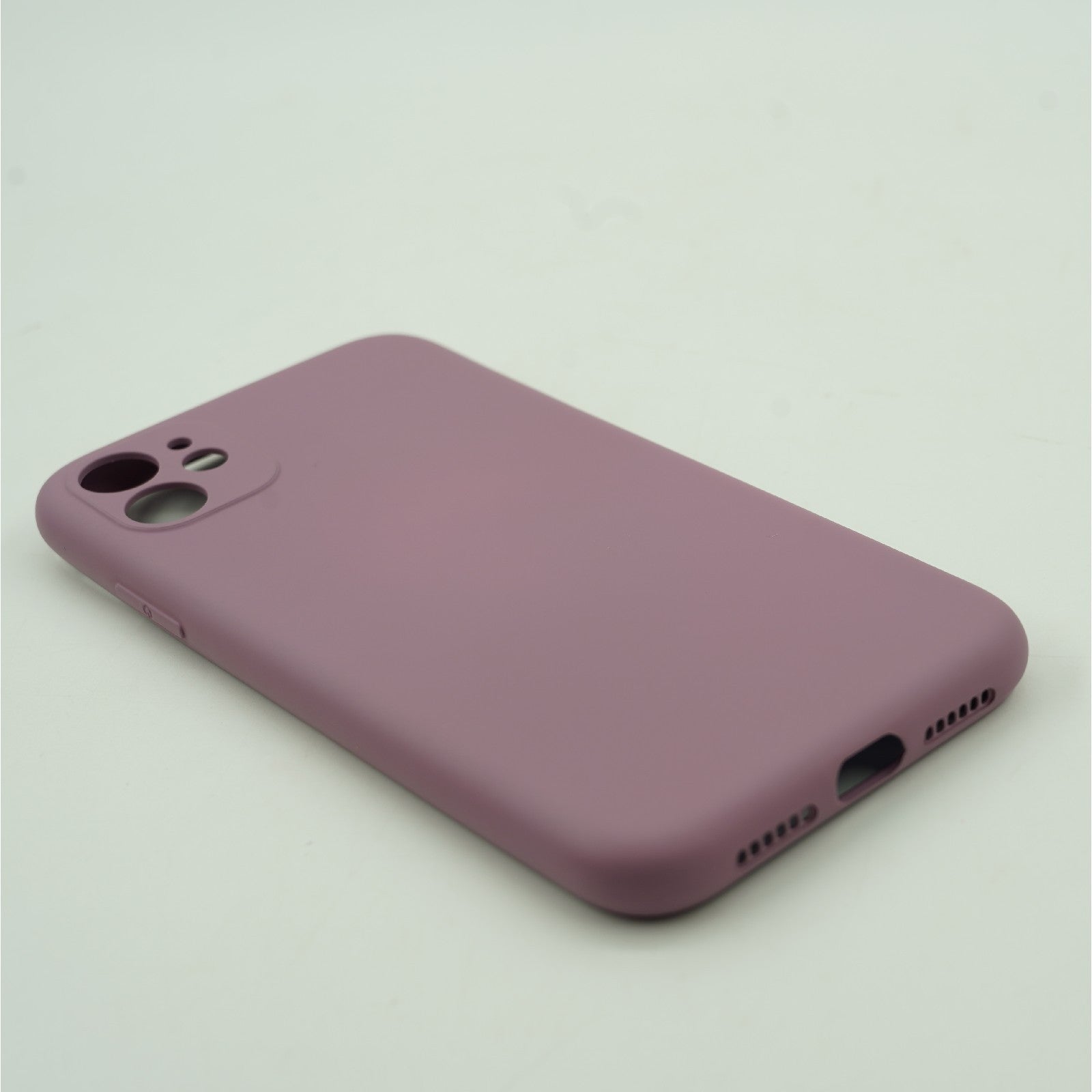 Husa protectie,Flippy, compatibila cu Apple iPhone 12 Liquid Silicone Mov-5