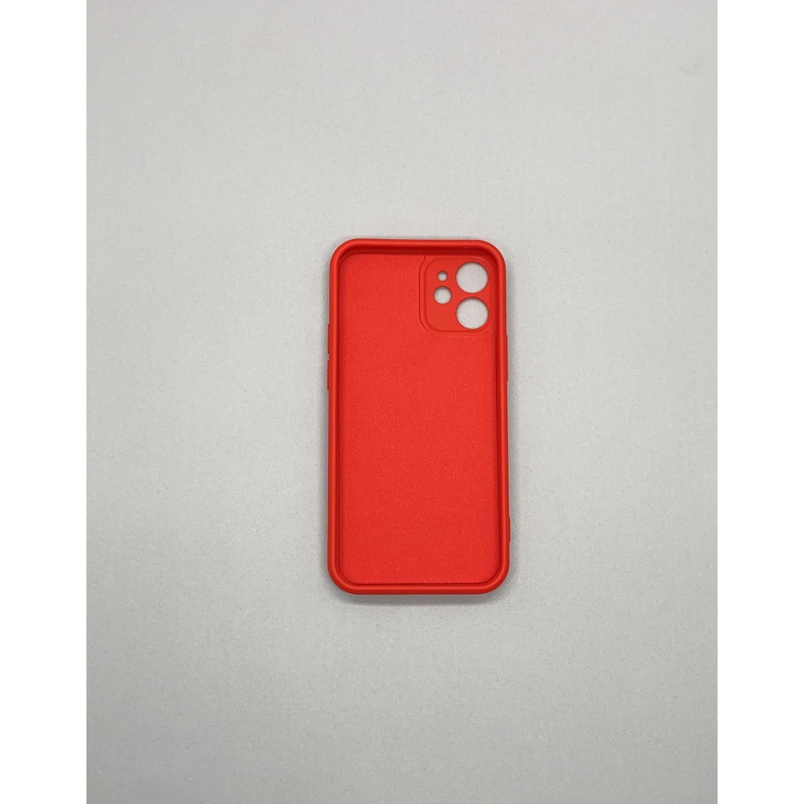 Husa protectie Flippy compatibila cu Apple iPhone 12 Liquid Silicone Ring cu suport rotativ Rosu-10
