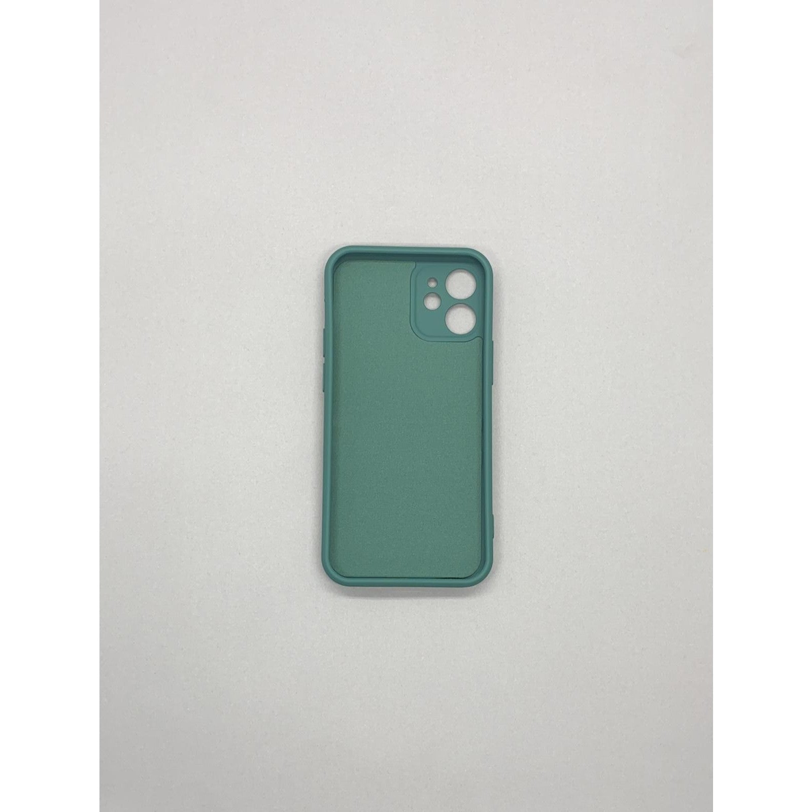 Husa protectie Flippy compatibila cu Apple iPhone 12 Liquid Silicone Ring cu suport rotativ Verde-7