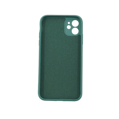 Husa protectie Flippy compatibila cu Apple iPhone 12 Mini Liquid Silicone Case Verde-1