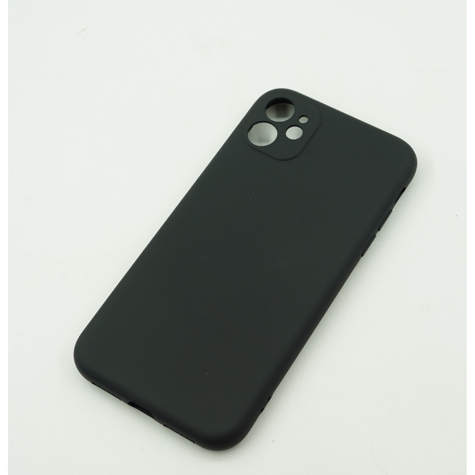 Husa protectie, Flippy, compatibila cu Apple iPhone 12 Mini Liquid Silicone Negru-2