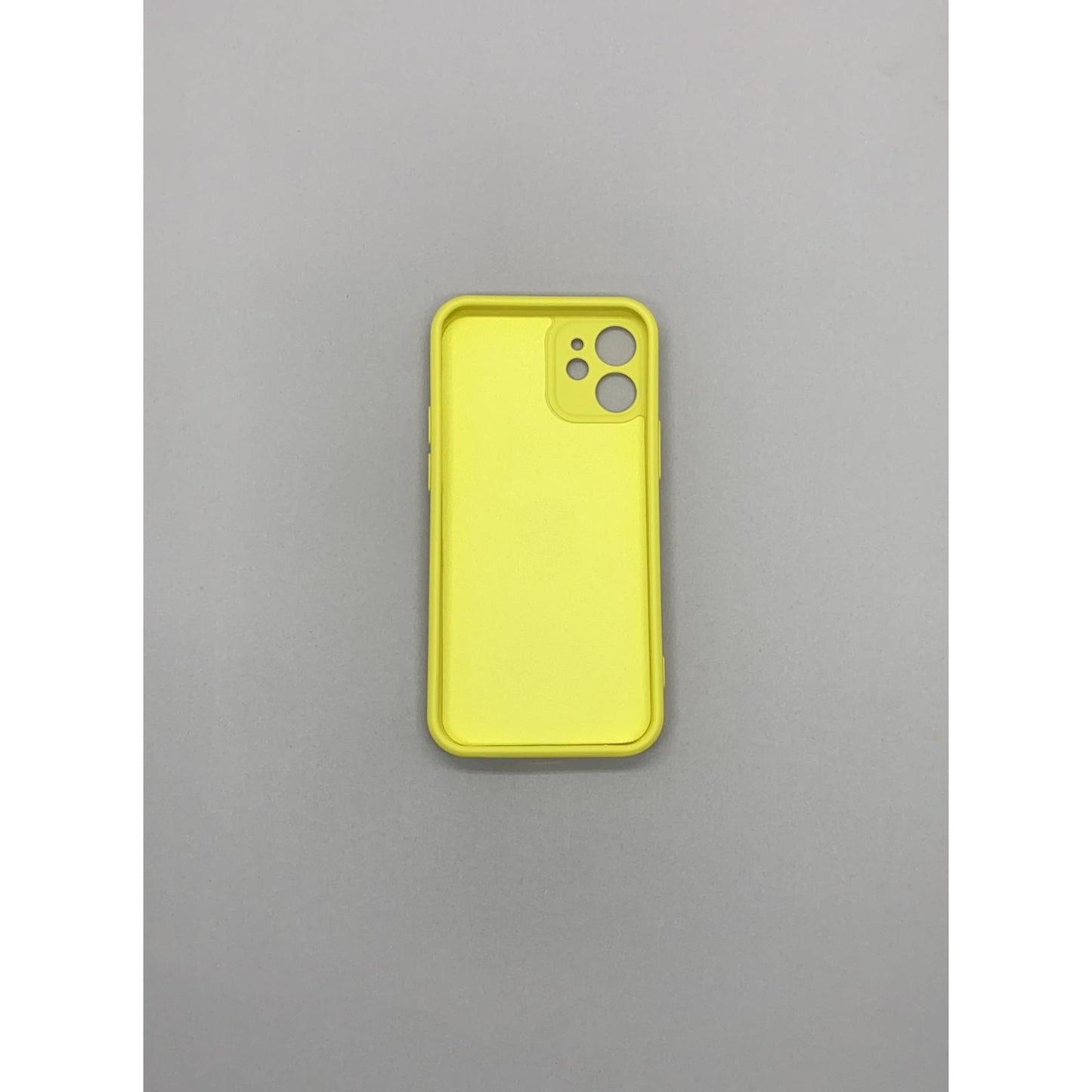 Husa protectie Flippy compatibila cu Apple iPhone 12 Mini Liquid Silicone Ring cu suport rotativ Galben-5