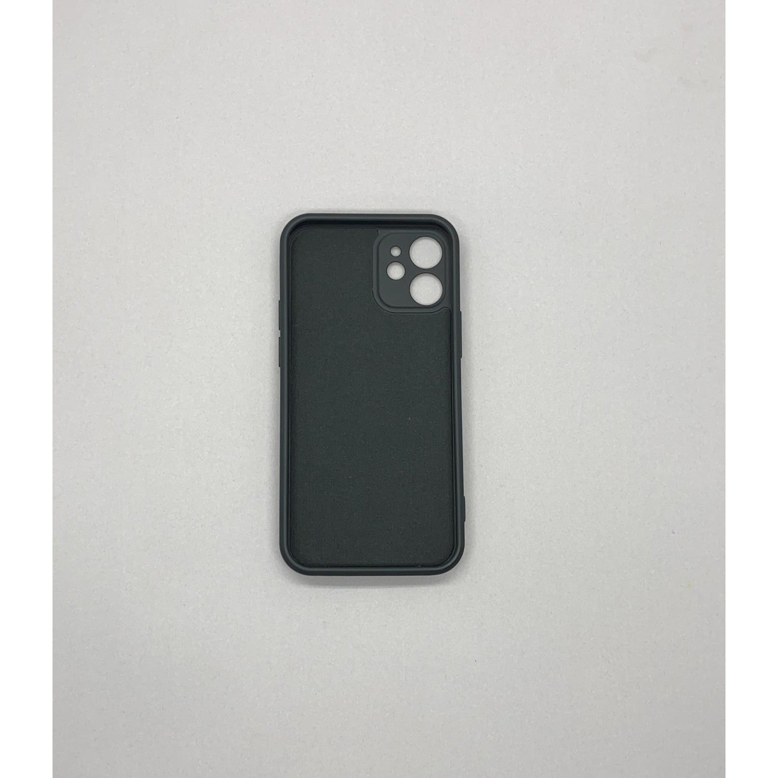 Husa protectie Flippy compatibila cu Apple iPhone 12 Mini Liquid Silicone Ring cu suport rotativ Negru-8