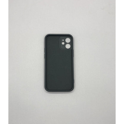 Husa protectie Flippy compatibila cu Apple iPhone 12 Mini Liquid Silicone Ring cu suport rotativ Negru-8